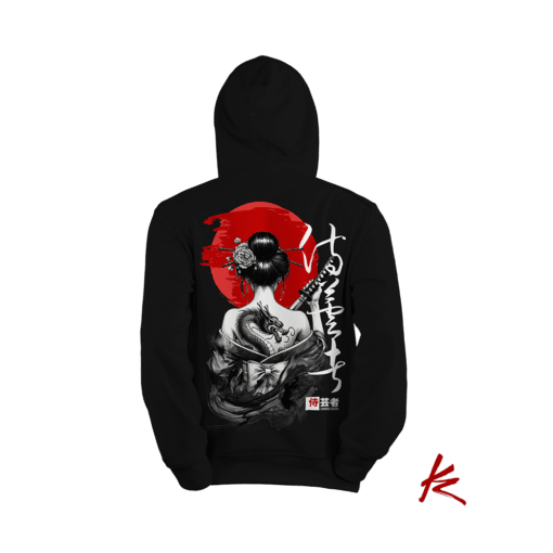 Samurai Geisha Oversized Mikina – KanjoWorks