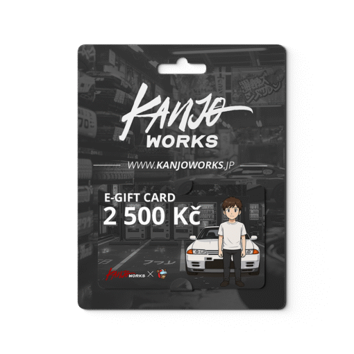 KanjoWorks 2 500 Kč e-GIFT CARD