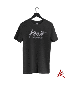 Tričko – KanjoWorks černé SILVER (limited)