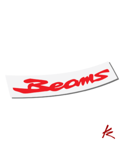 BEAMS logo samolepka